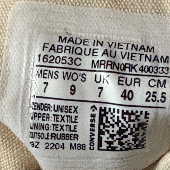 NEW Converse Chuck 70 High-Top Sneaker - ParchmentConverse Chuck 70 High-Top - Picture 14 of 16